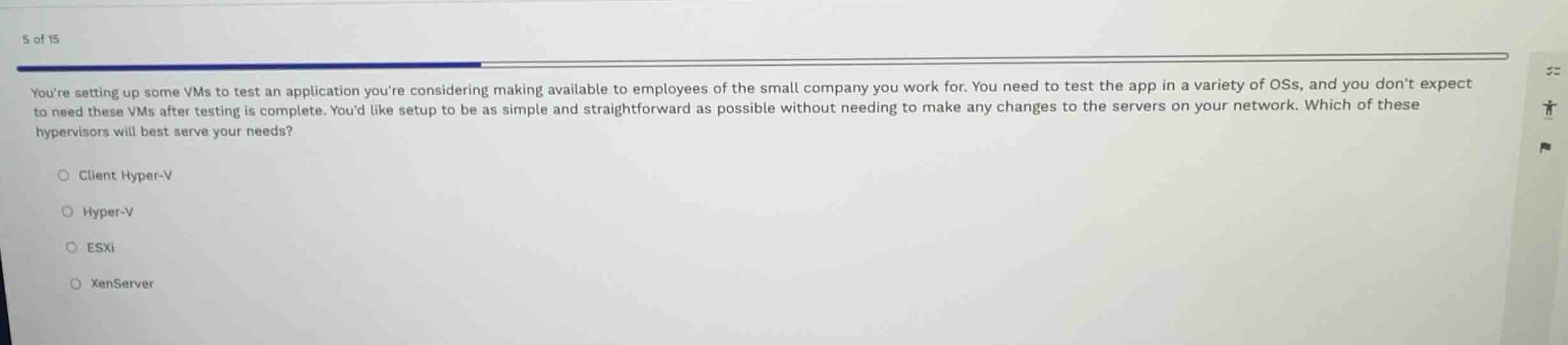 youre setting up some vms to test an application youre considering maki…