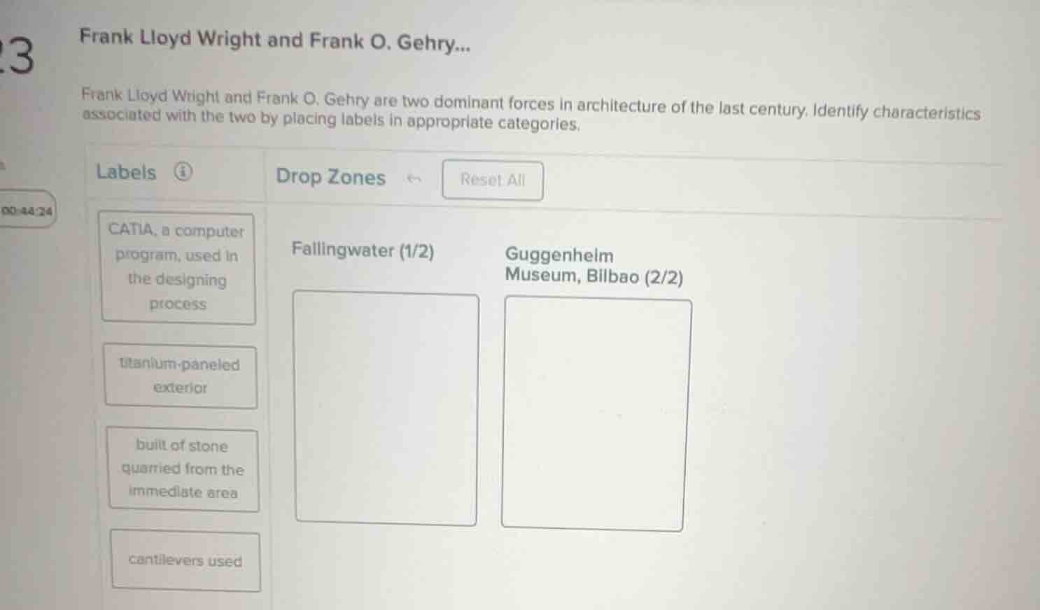 frank lloyd wright and frank o. gehry... frank lloyd wright and frank o…