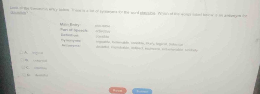 look at the thesaurus entry below. there is a list of synonyms for the …