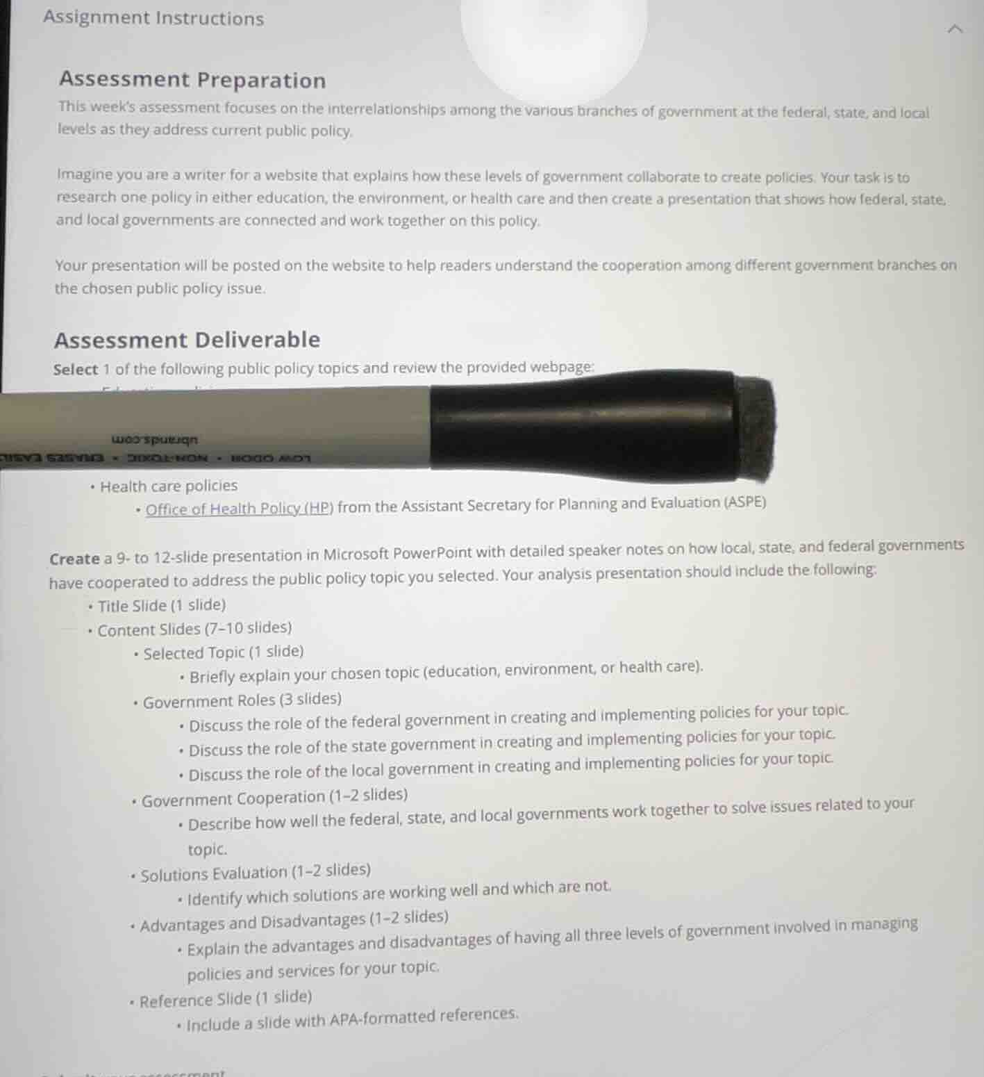 assignment instructions assessment preparation this weeks assessment fo…