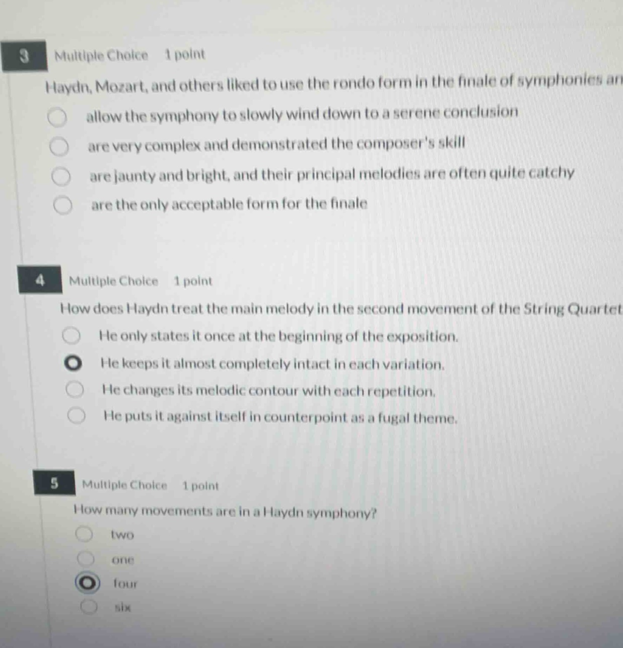 3 multiple choice 1 point haydn, mozart, and others liked to use the ro…
