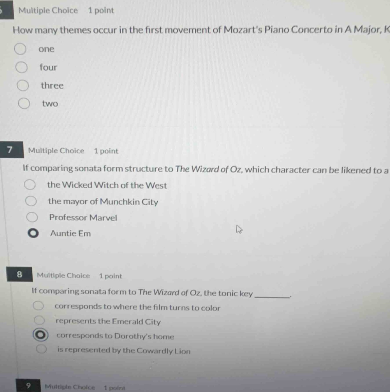 how many themes occur in the first movement of mozarts piano concerto i…
