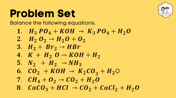 problem set balance the following equations. 1. \\(h_3po_4 + koh \ ight…