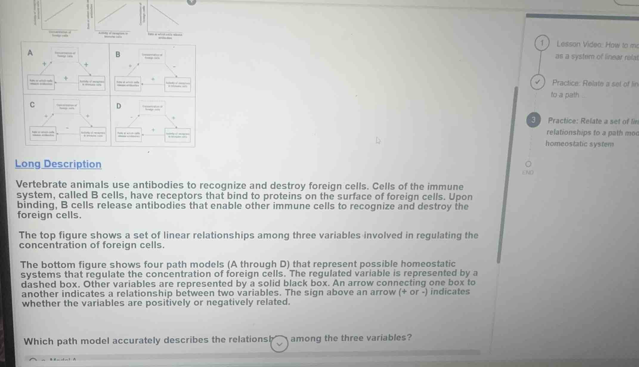 vertebrate animals use antibodies to recognize and destroy foreign cell…