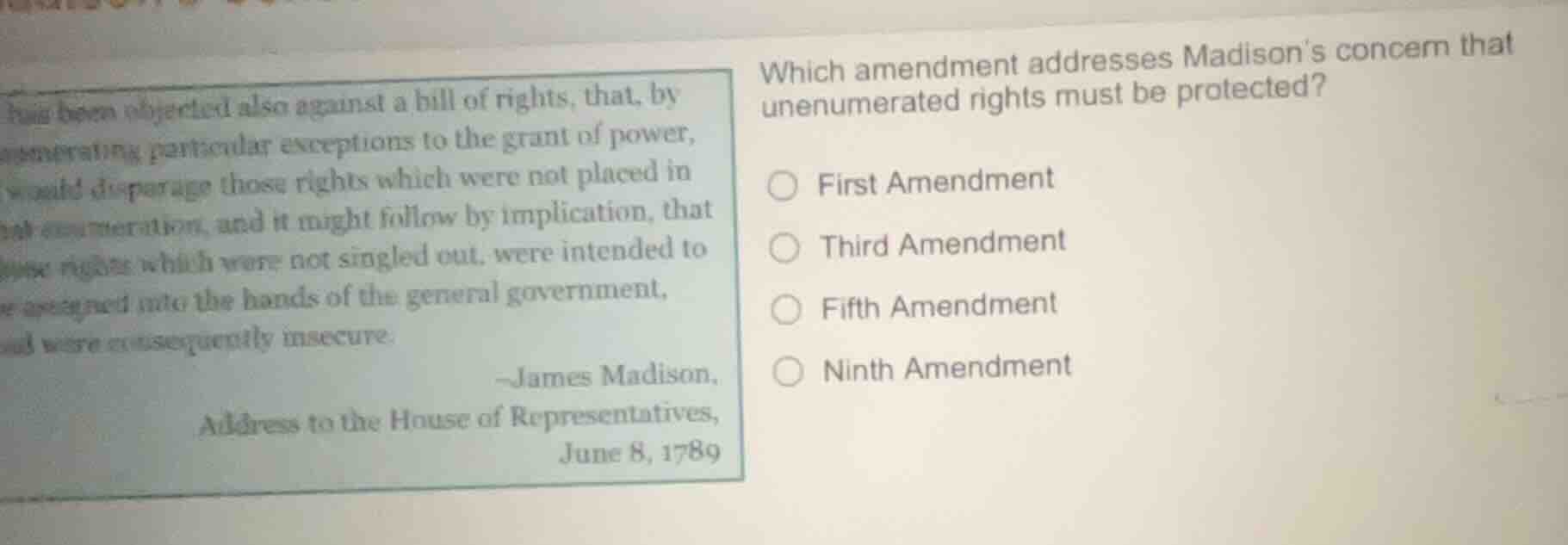 it has been objected also against a bill of rights, that, by enumeratin…