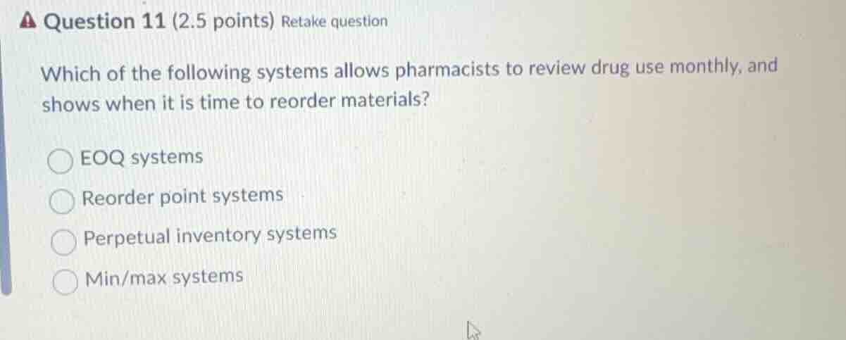 question 11 (2.5 points) retake question which of the following systems…