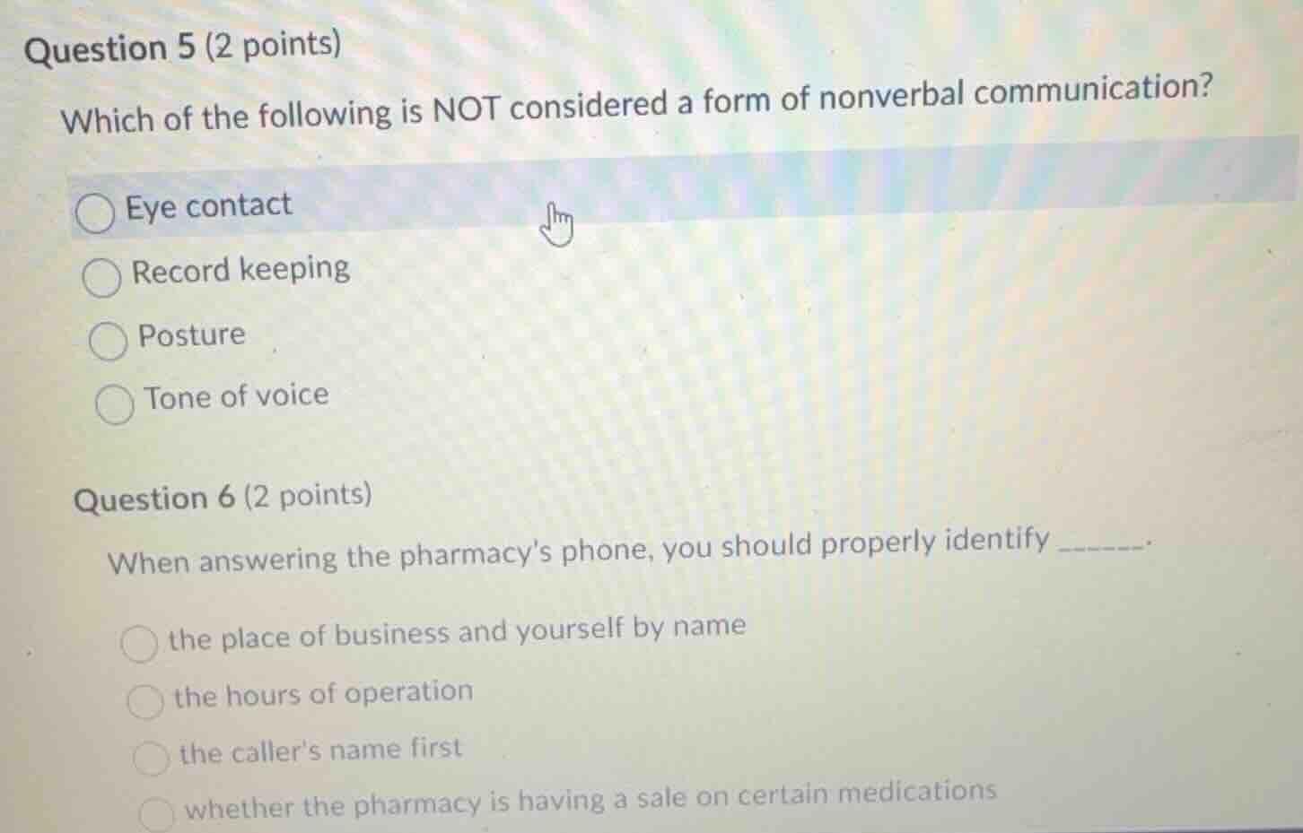 question 5 (2 points) which of the following is not considered a form o…