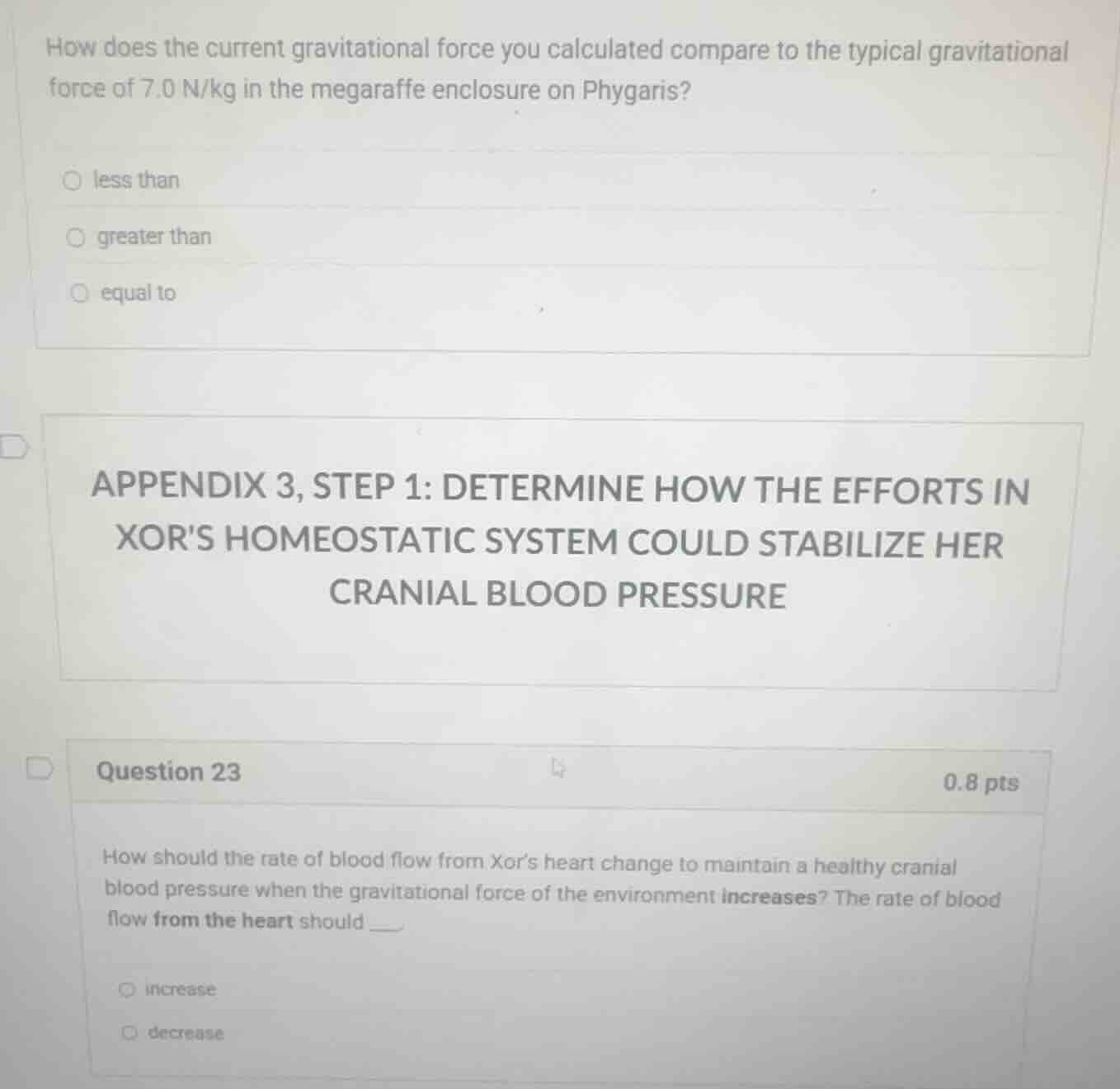 how does the current gravitational force you calculated compare to the …