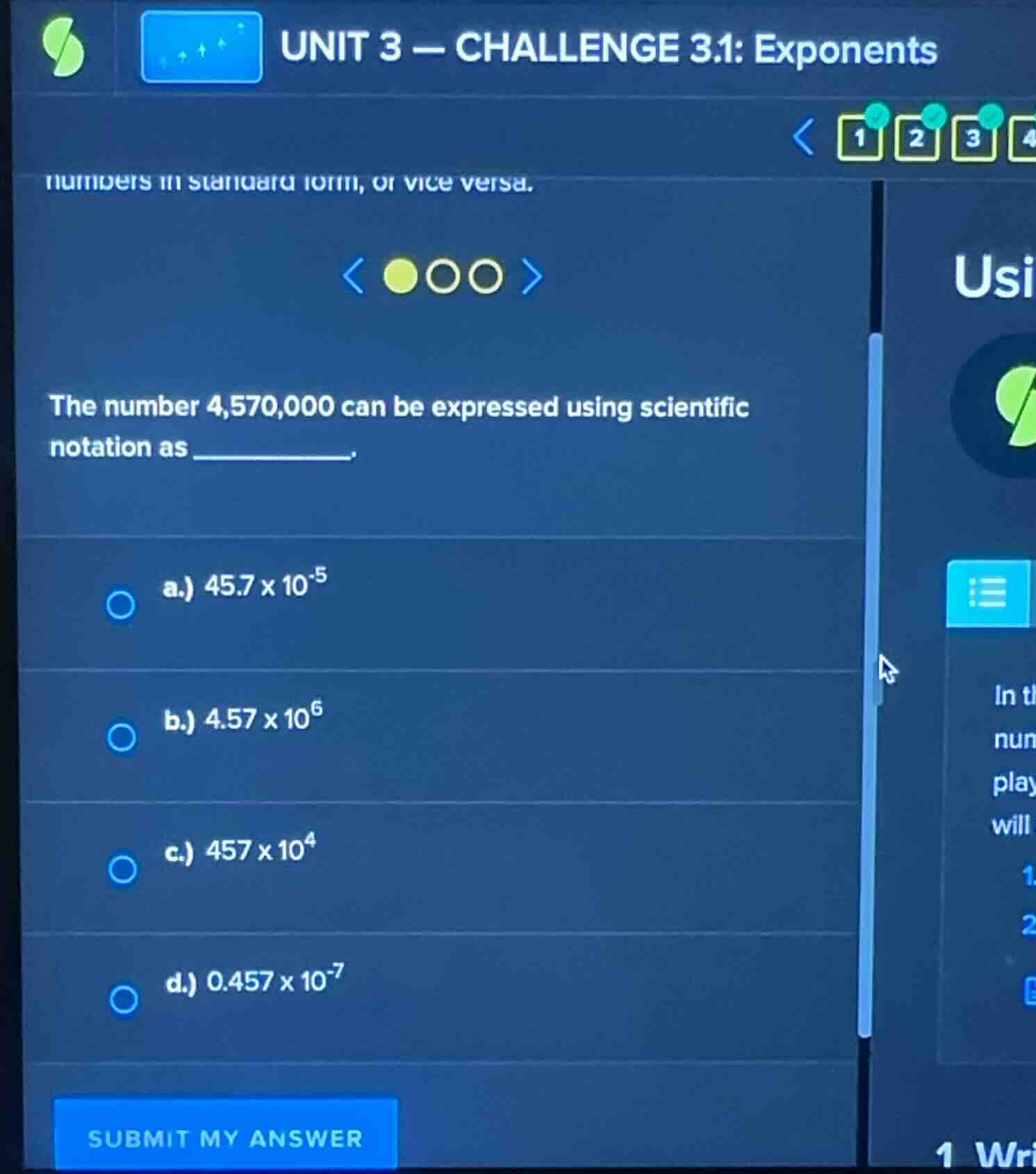 the number 4,570,000 can be expressed using scientific notation as ____…