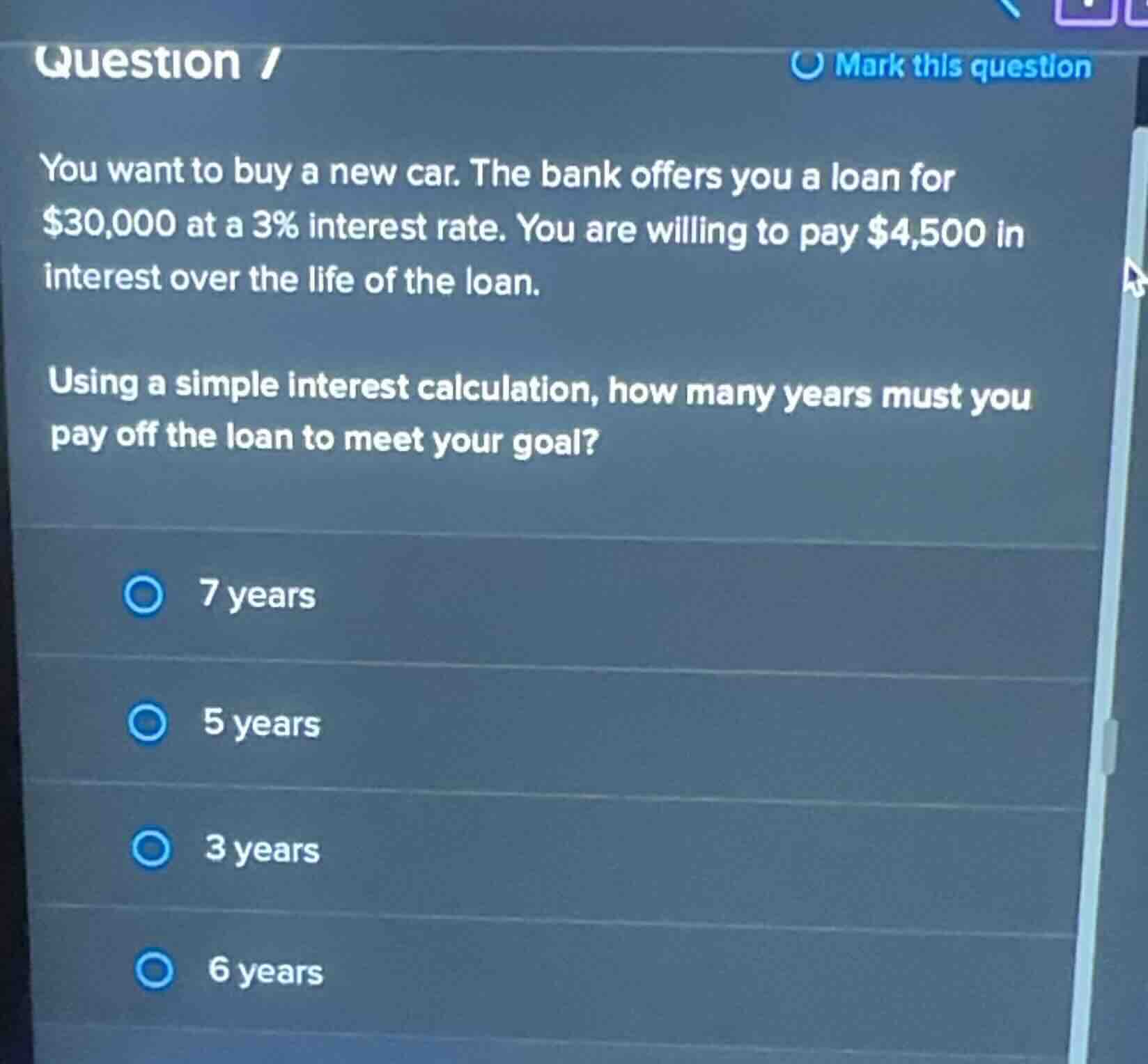 you want to buy a new car. the bank offers you a loan for $30,000 at a …