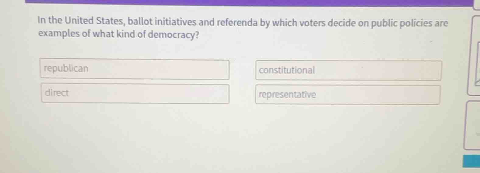 in the united states, ballot initiatives and referenda by which voters …