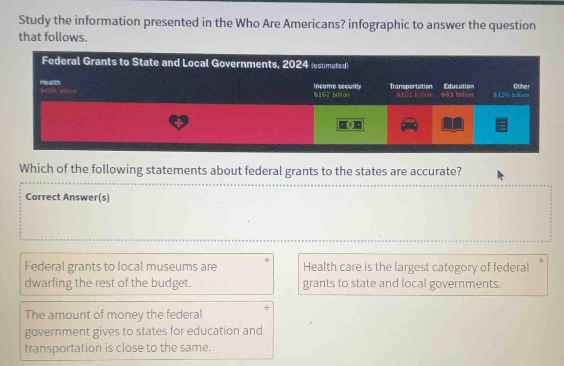 study the information presented in the who are americans? infographic t…