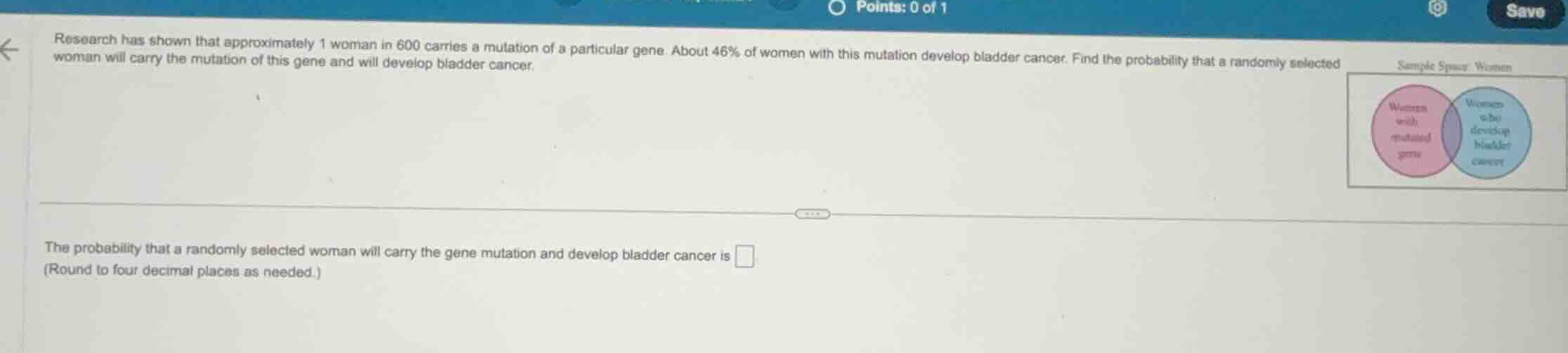 research has shown that approximately 1 woman in 600 carries a mutation…