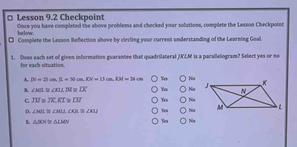 lesson 9.2 checkpoint once you have completed the above problems and ch…