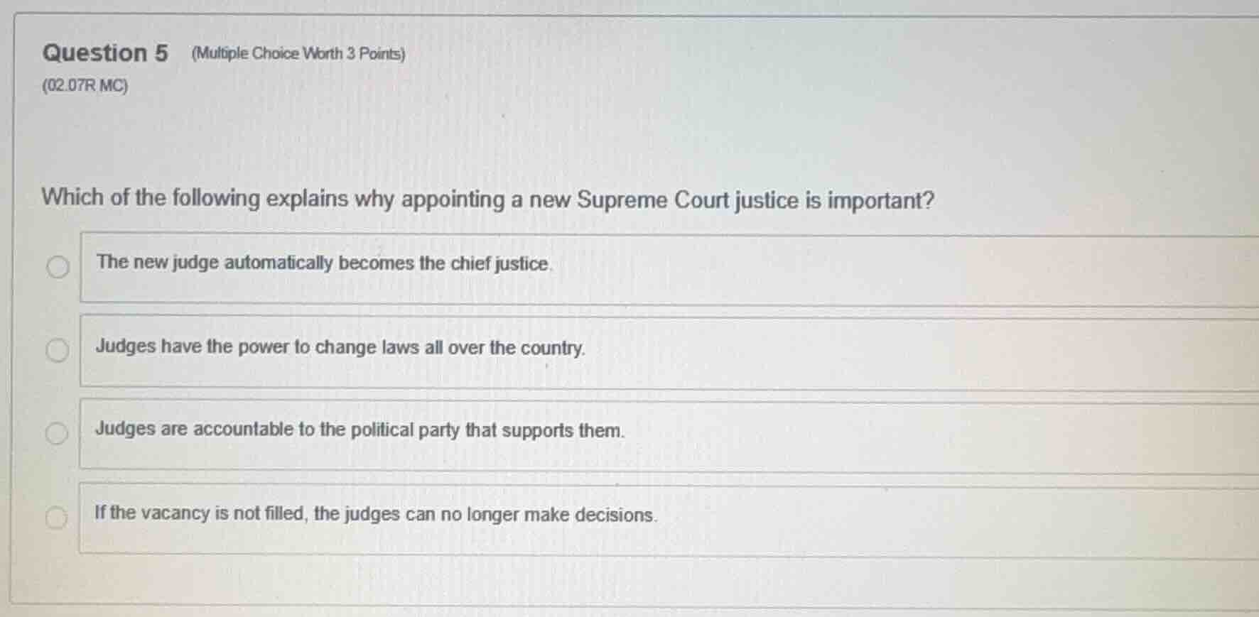 question 5 (multiple choice worth 3 points) (02.07r mc) which of the fo…