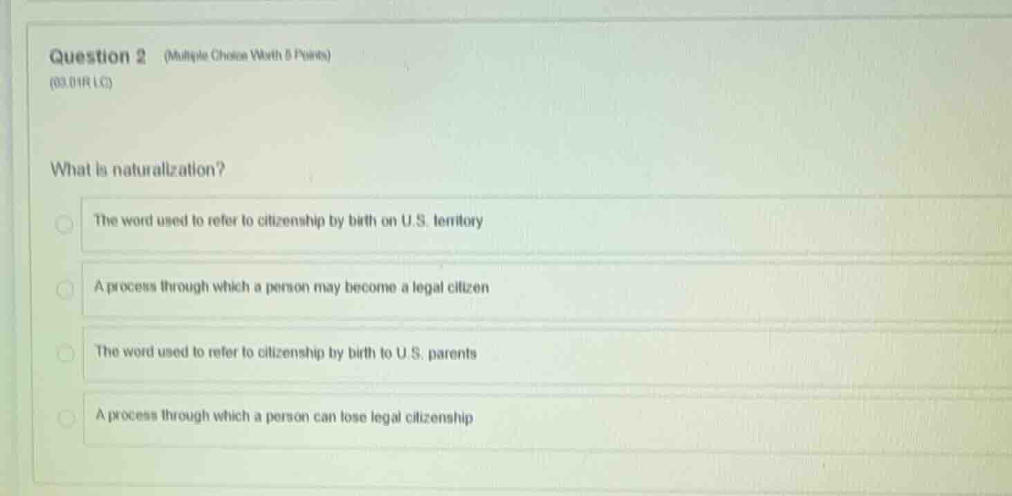 question 2 (multiple choice worth 5 points) (03.01r lc) what is natural…