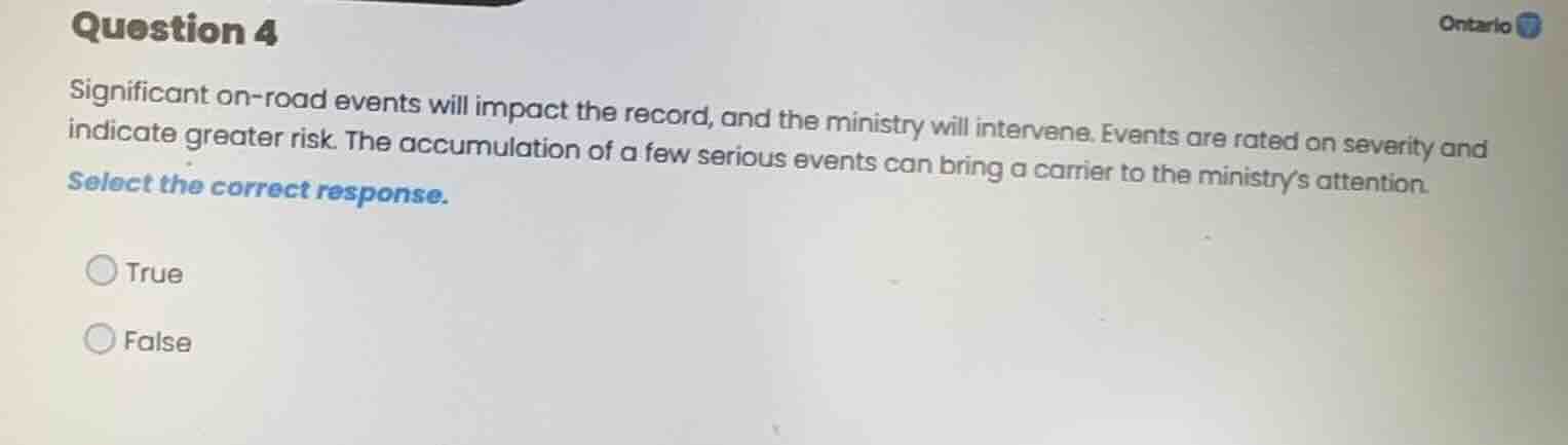 question 4 significant on-road events will impact the record, and the m…