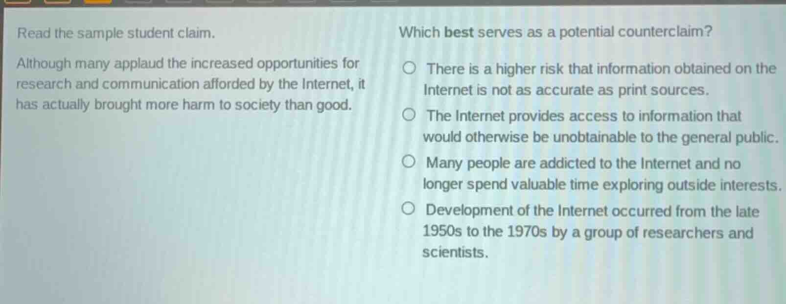 read the sample student claim. although many applaud the increased oppo…