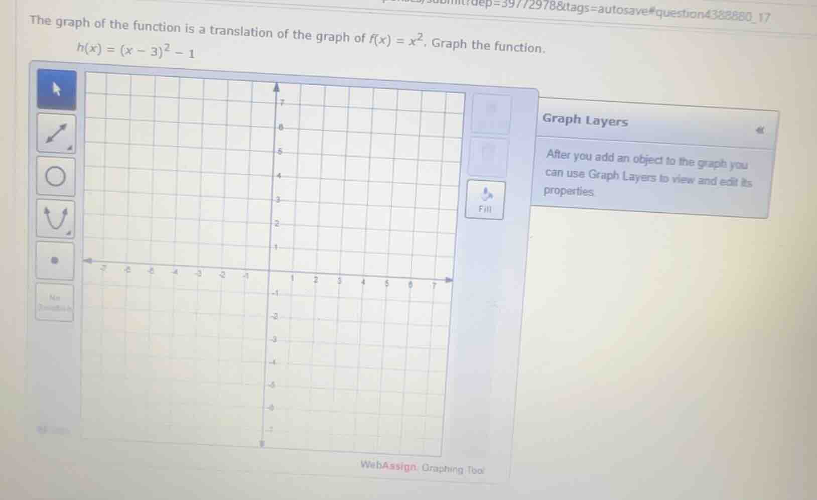 the graph of the function is a translation of the graph of (f(x) = x^2)…