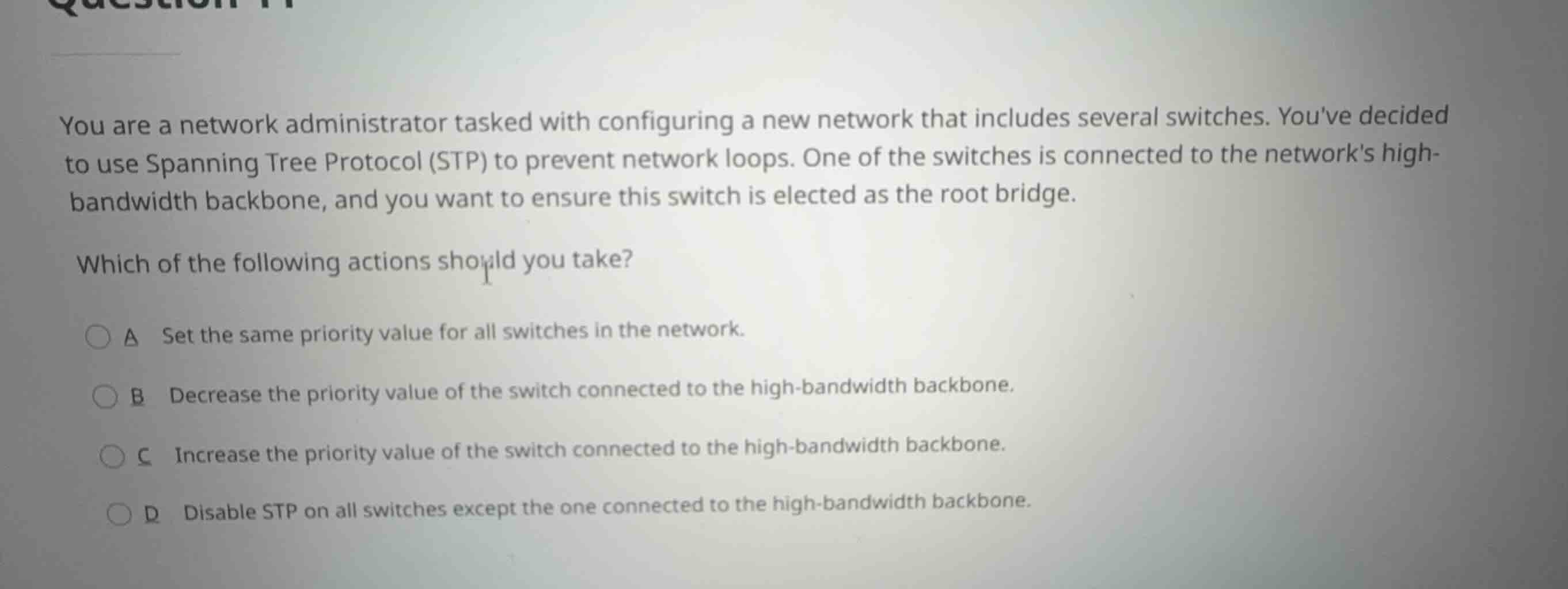 you are a network administrator tasked with configuring a new network t…