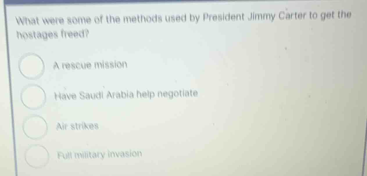 what were some of the methods used by president jimmy carter to get the…