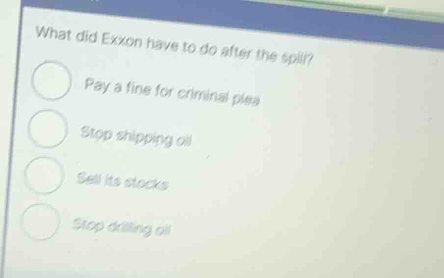 what did exxon have to do after the spill? pay a fine for criminal plea…
