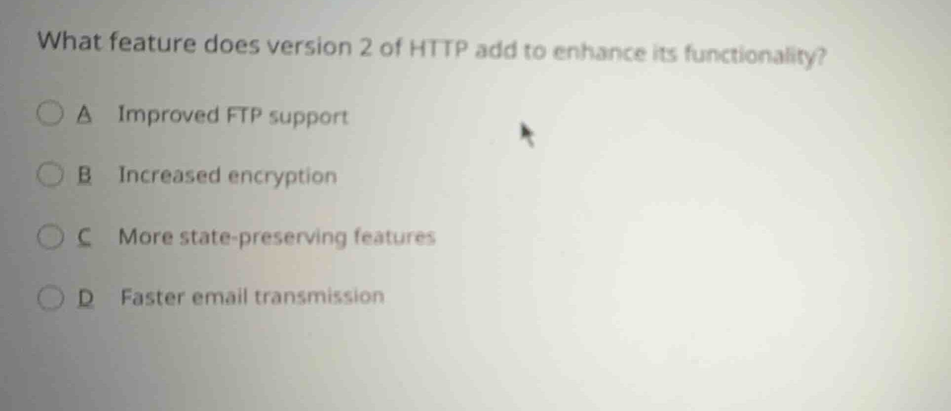 what feature does version 2 of http add to enhance its functionality? a…