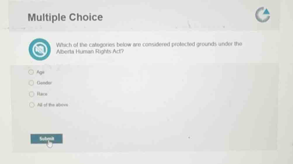 multiple choice which of the categories below are considered protected …