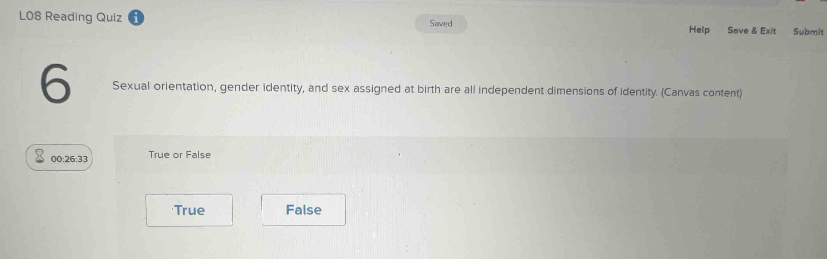sexual orientation, gender identity, and sex assigned at birth are all …