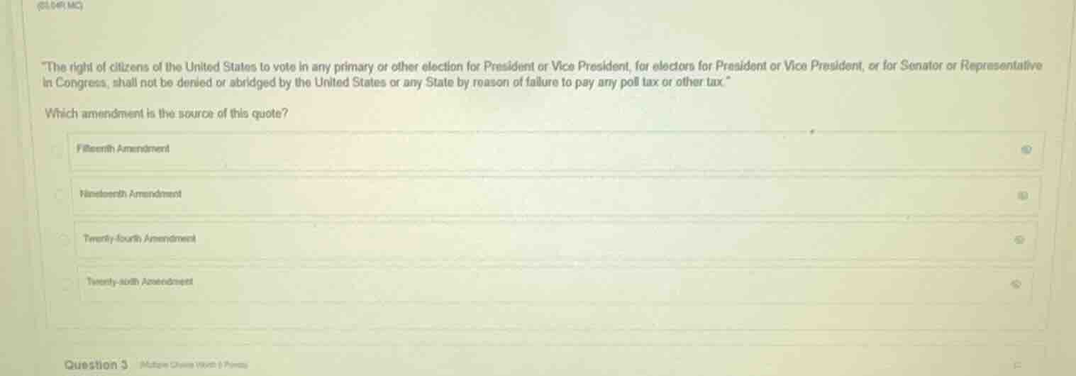 \the right of citizens of the united states to vote in any primary or o…