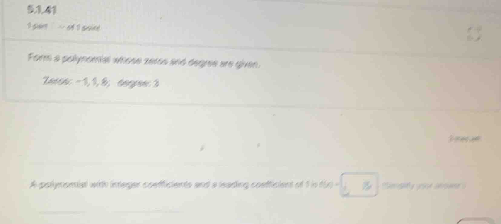Question was provided via image upload.