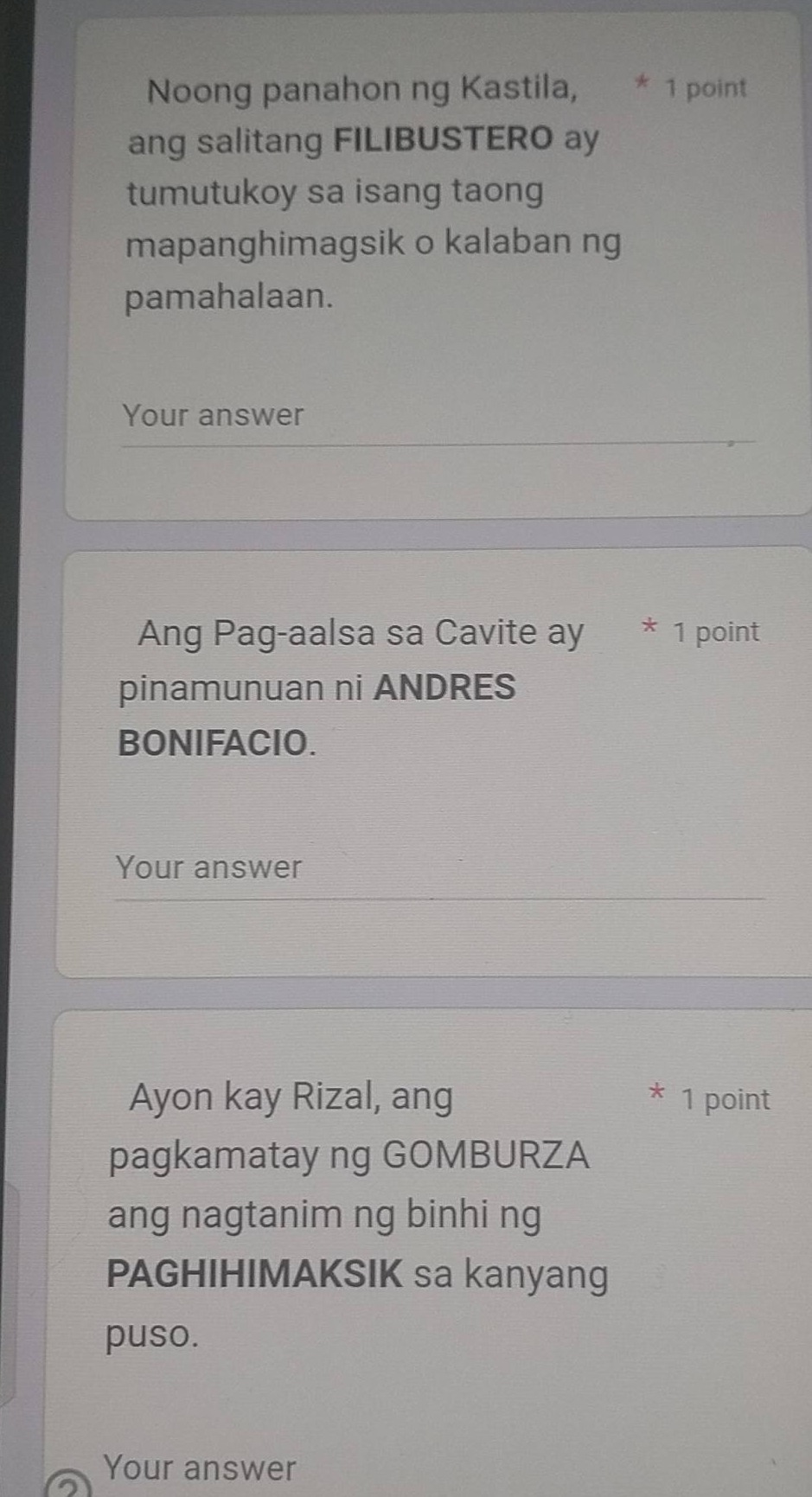 noong panahon ng kastila, ang salitang filibustero ay tumutukoy sa isan…