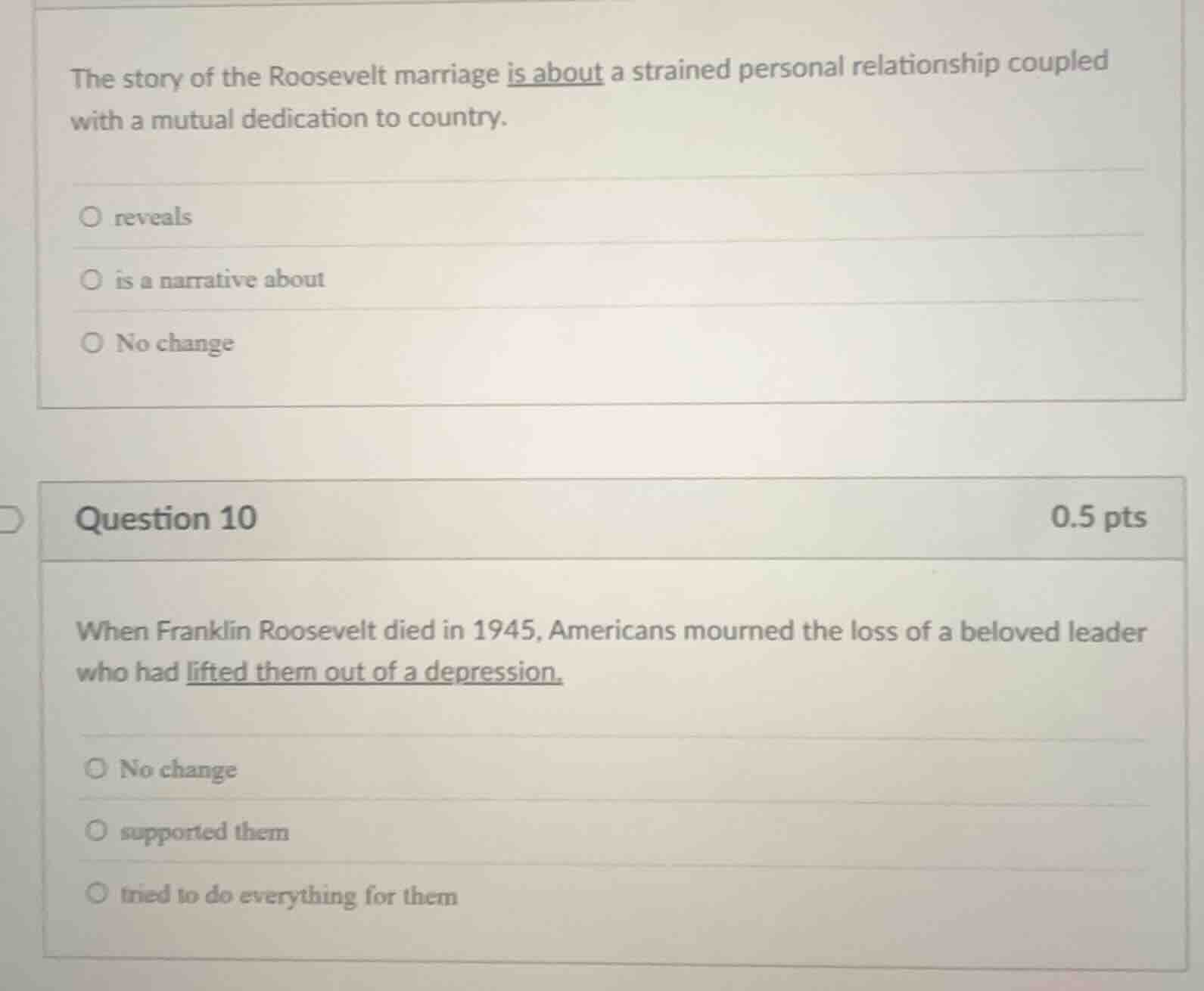the story of the roosevelt marriage is about a strained personal relati…