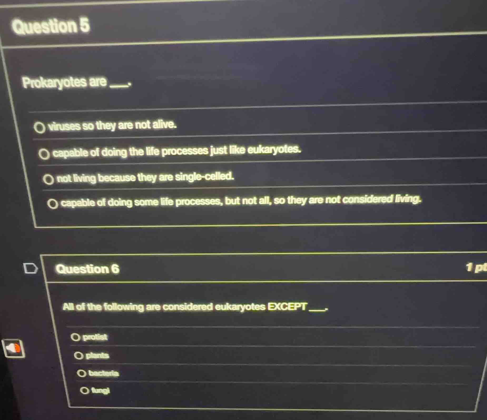question 5 prokaryotes are ___. - viruses so they are not alive. - capa…