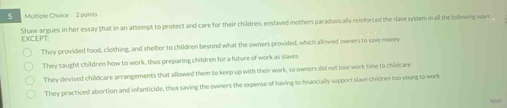 shaw argues in her essay that in an attempt to protect and care for the…