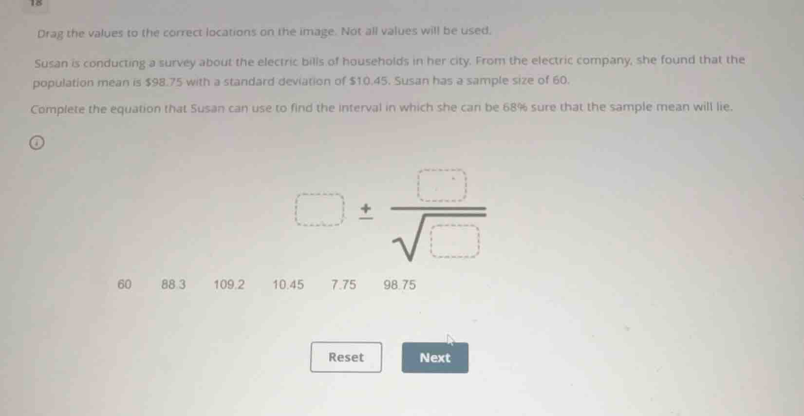 drag the values to the correct locations on the image. not all values w…
