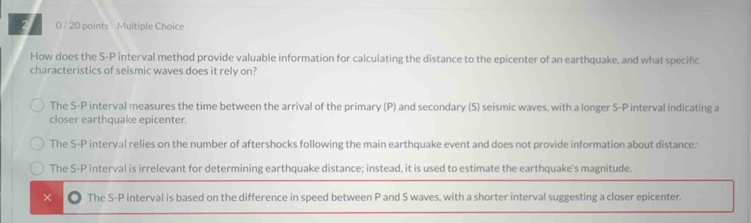 how does the s-p interval method provide valuable information for calcu…