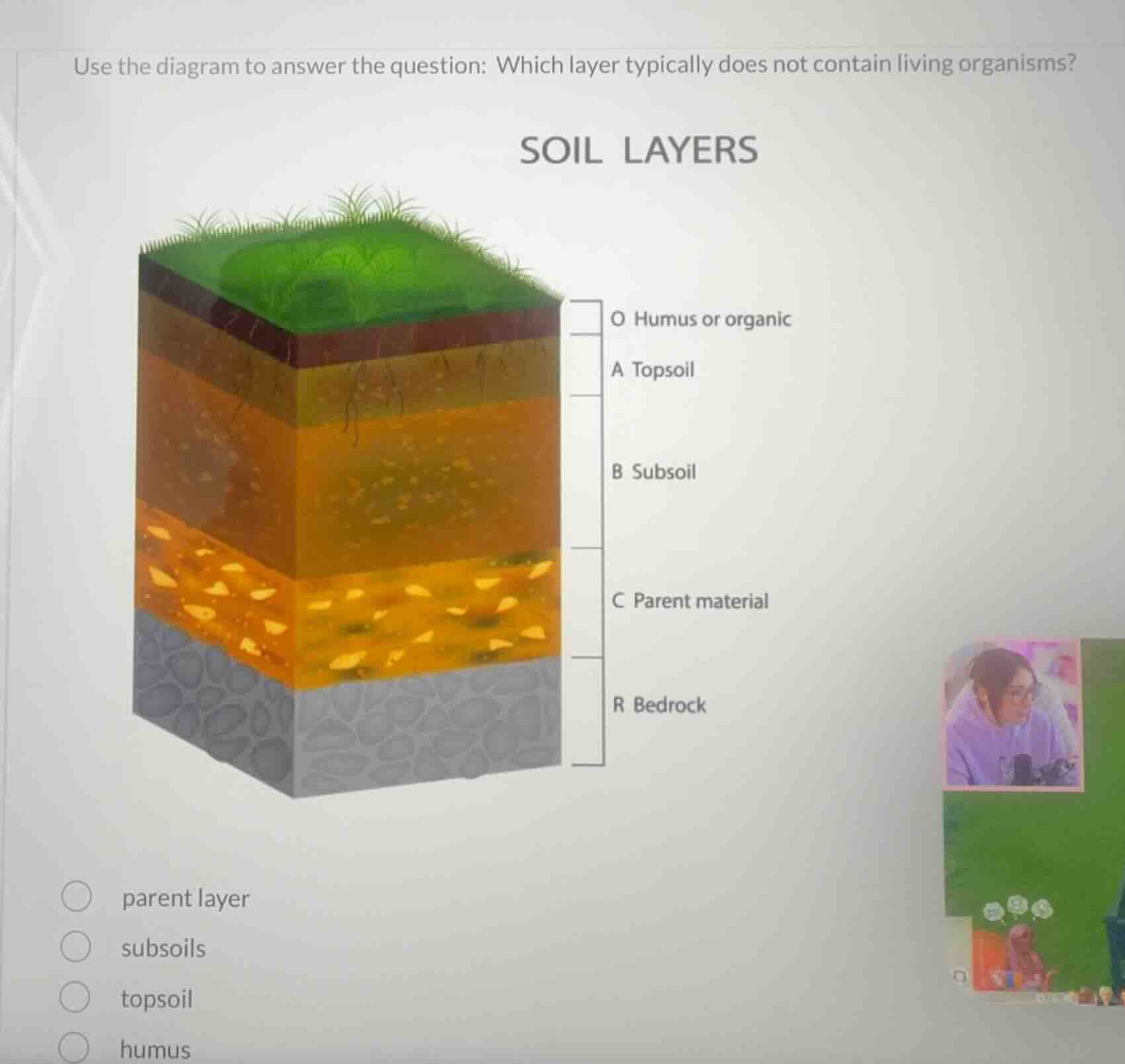 use the diagram to answer the question: which layer typically does not …