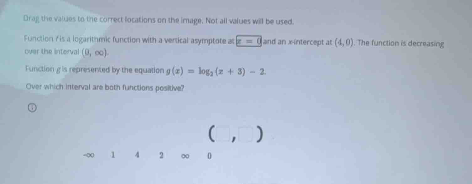 drag the values to the correct locations on the image. not all values w…