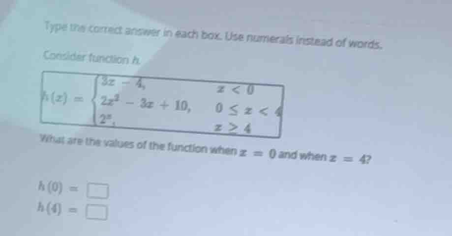 type the correct answer in each box. use numerals instead of words. con…