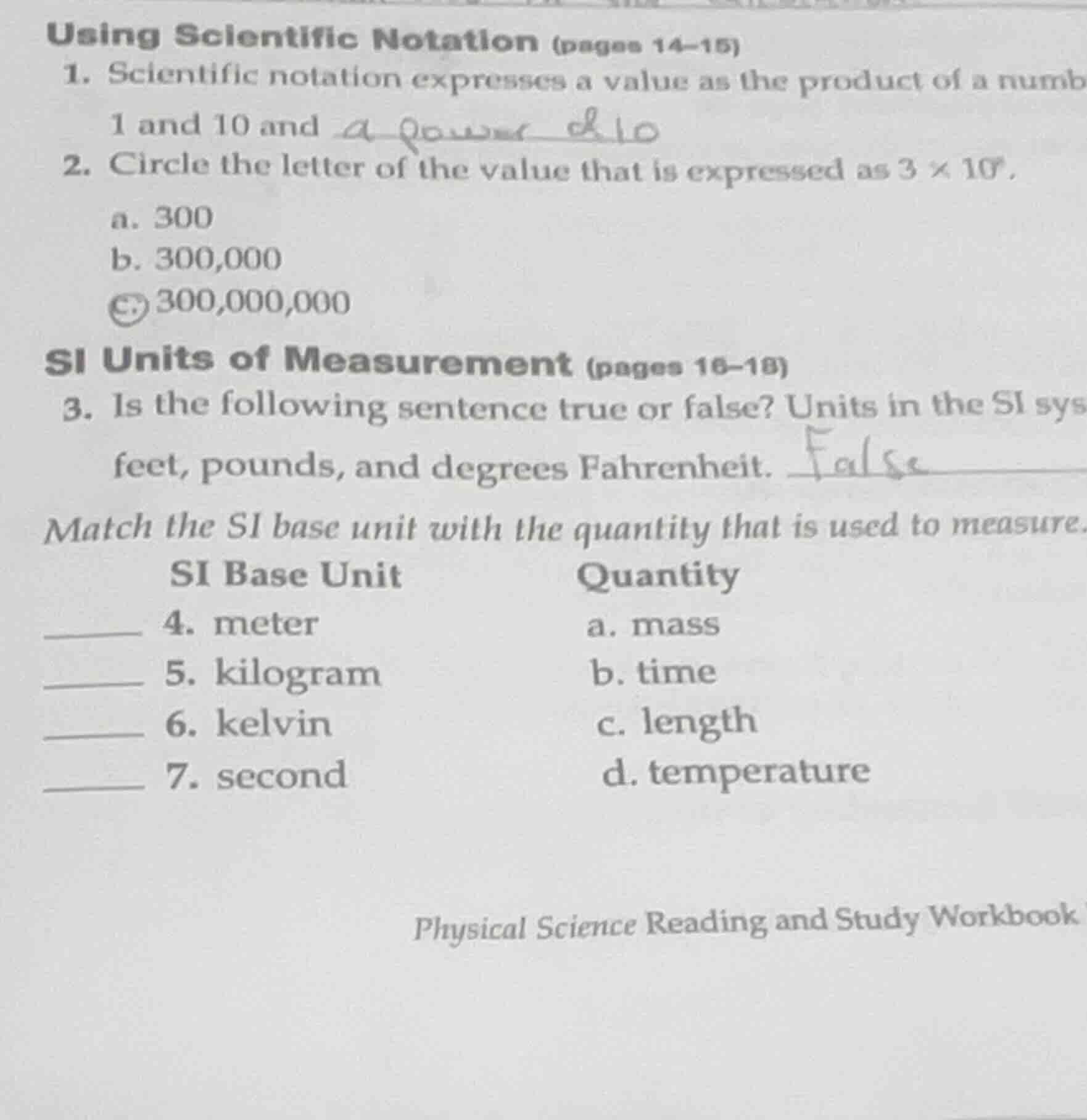 using scientific notation (pages 14-15) 1. scientific notation expresse…