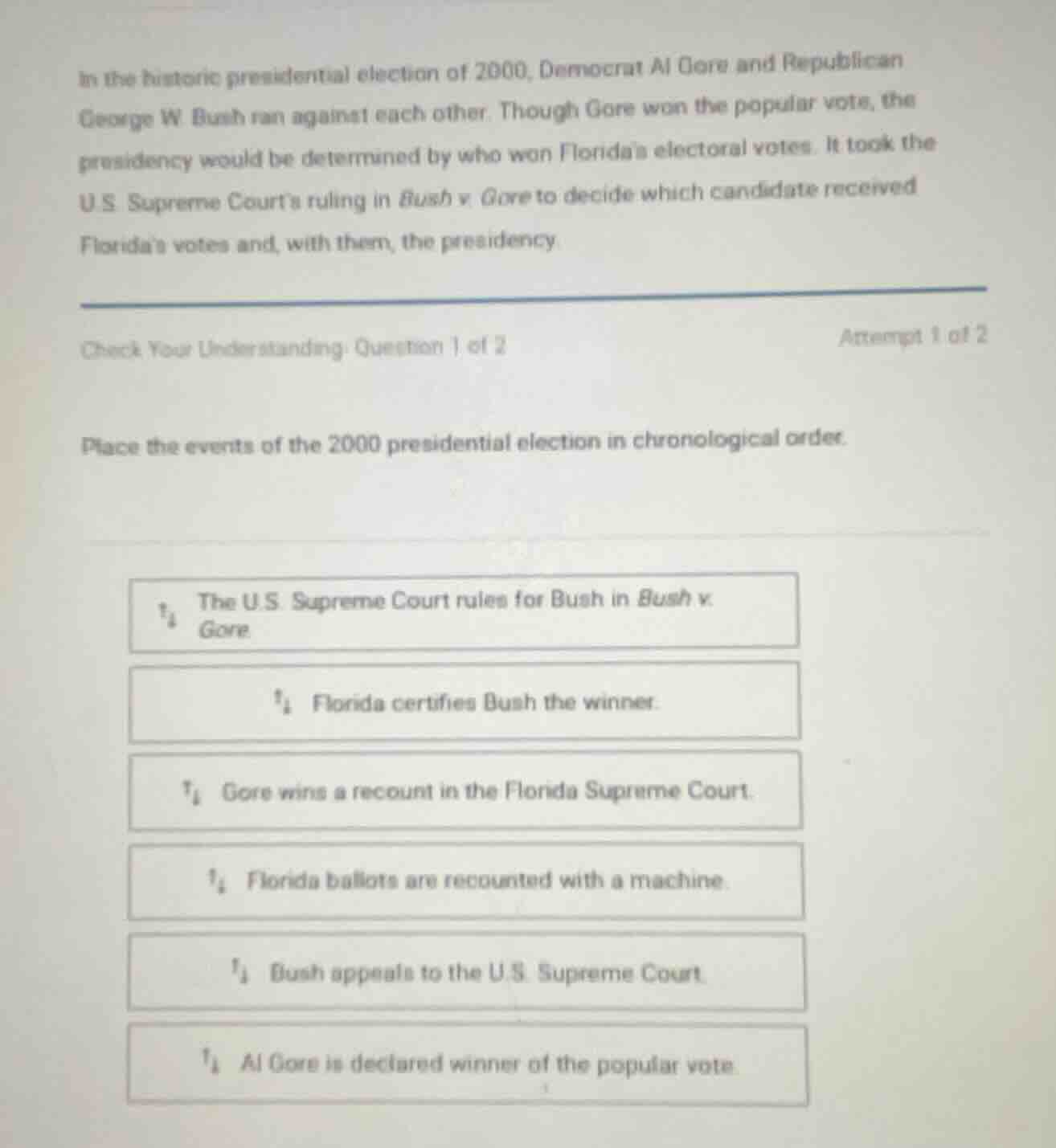 in the historic presidential election of 2000, democrat al gore and rep…