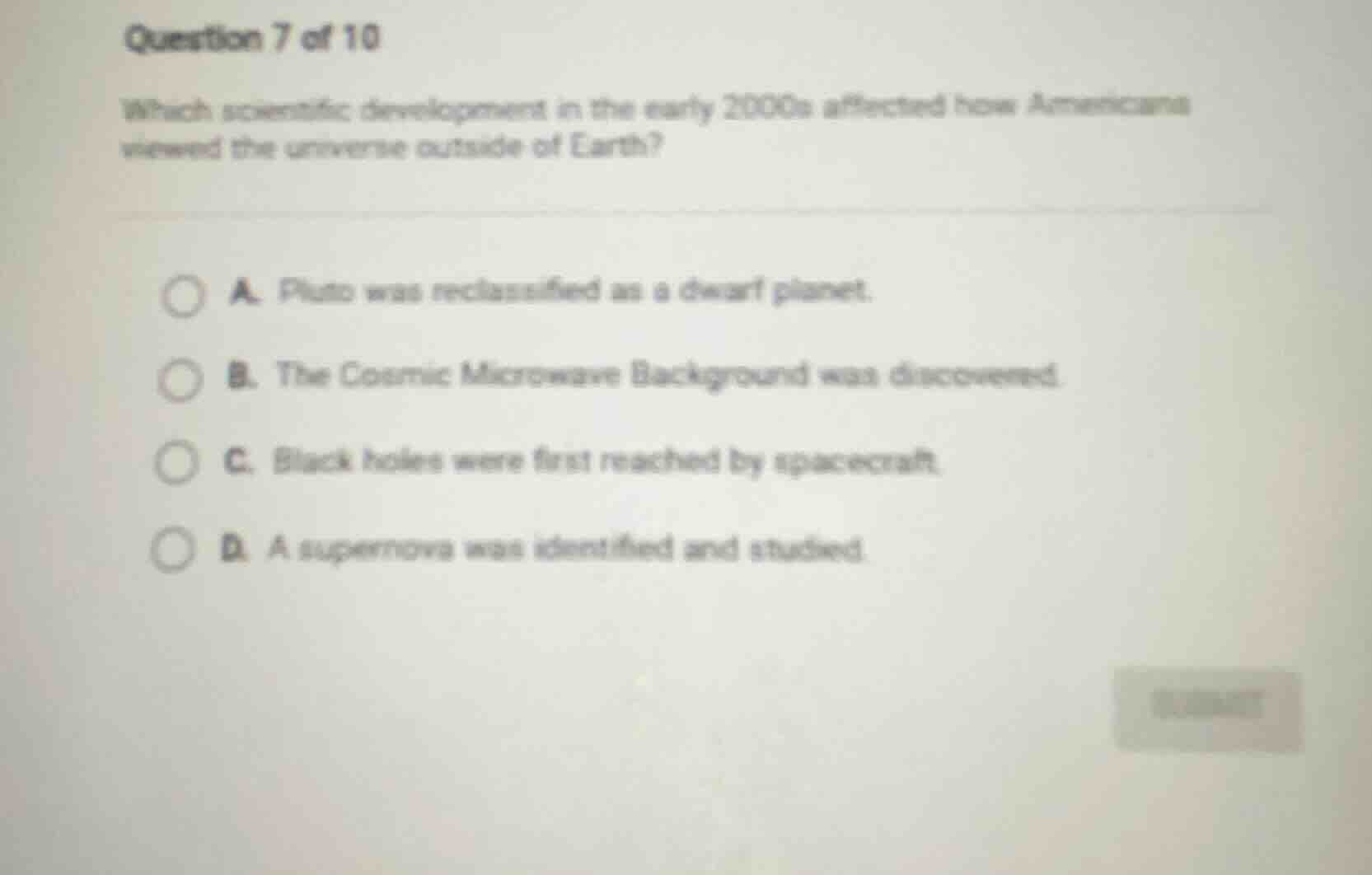 question 7 of 10 which scientific development in the early 2000s affect…