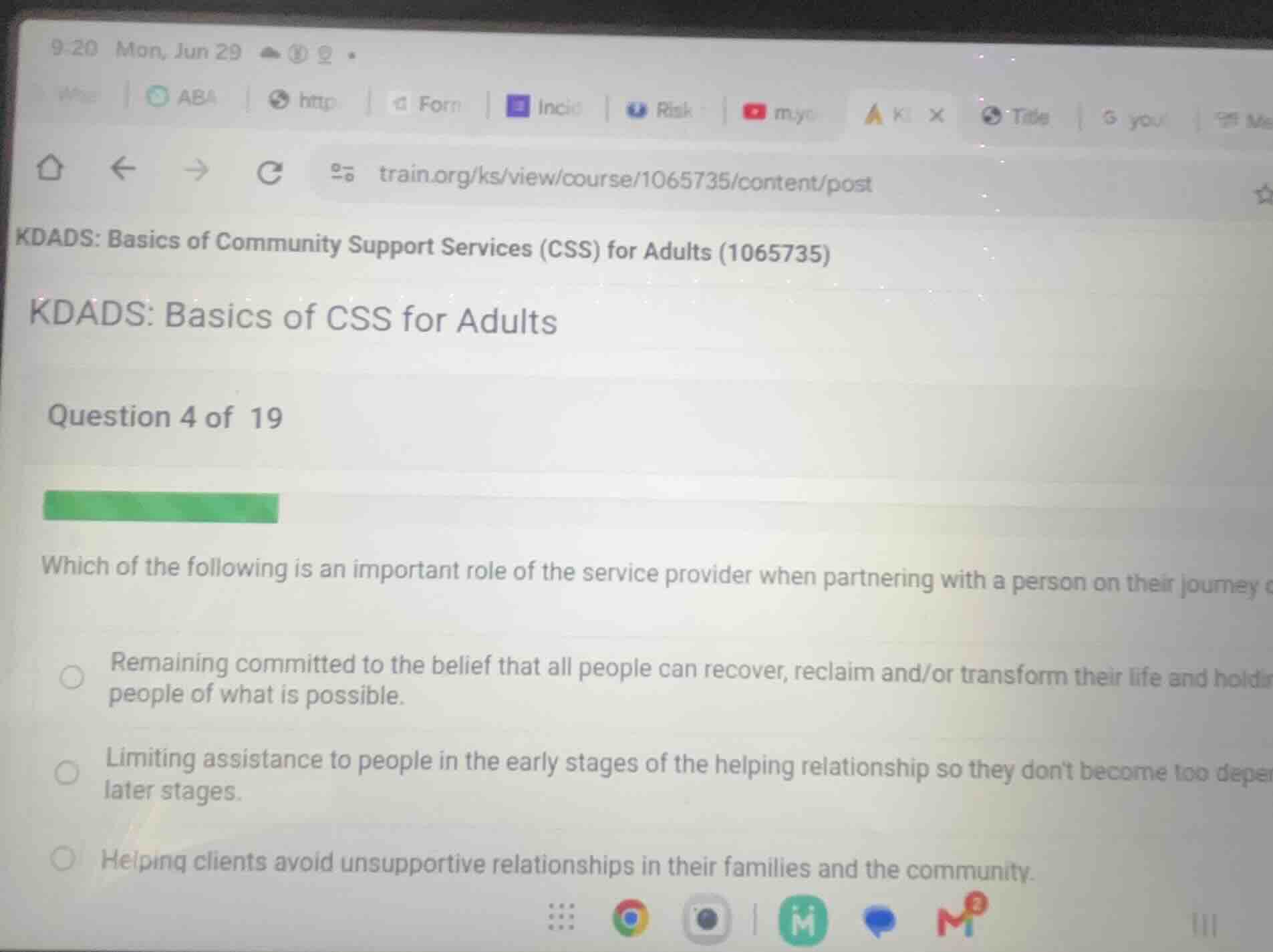 kdads: basics of css for adults question 4 of 19 which of the following…