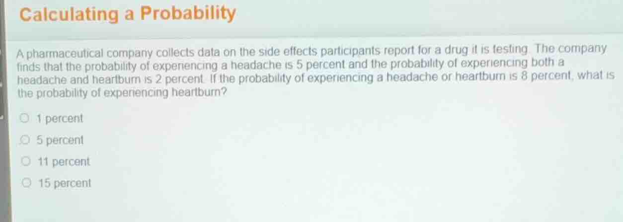 calculating a probability a pharmaceutical company collects data on the…