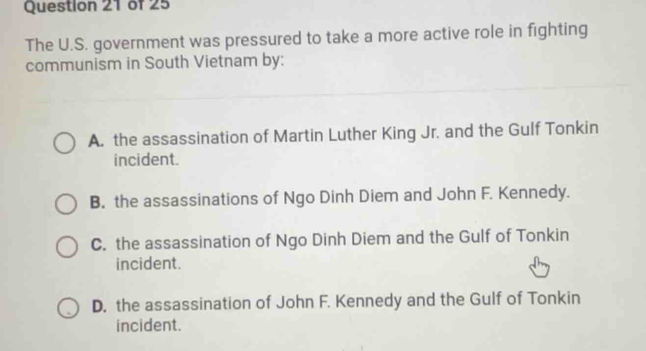 the u.s. government was pressured to take a more active role in fightin…