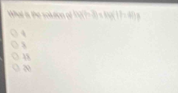 what is the solution of \\(\\log(7t - 2) = \\log(17t - 42)\\)? \\(\\big…