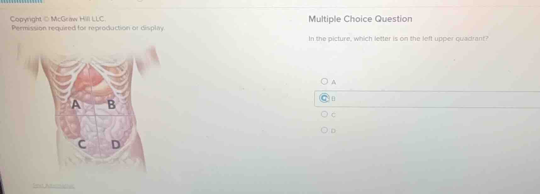 multiple choice question in the picture, which letter is on the left up…