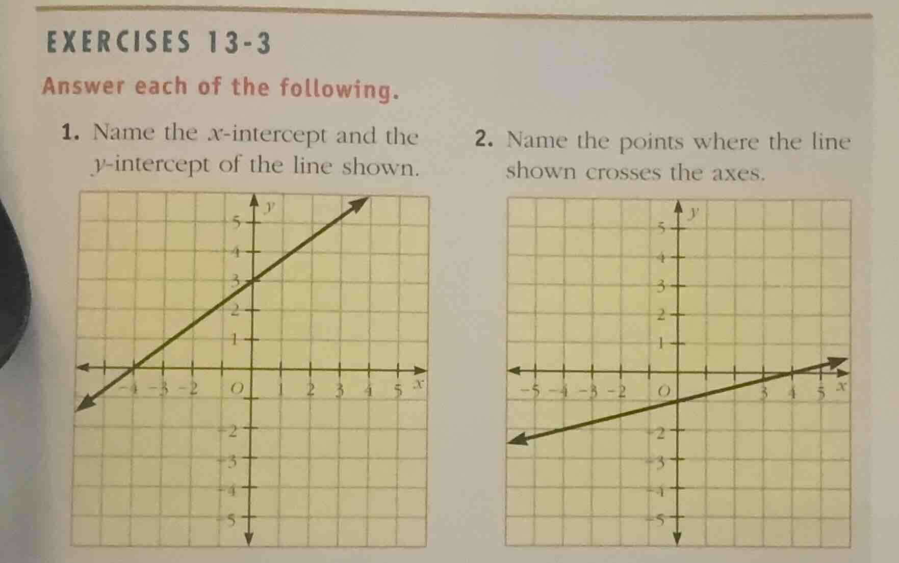 exercises 13-3 answer each of the following. 1. name the \\(x\\)-interc…