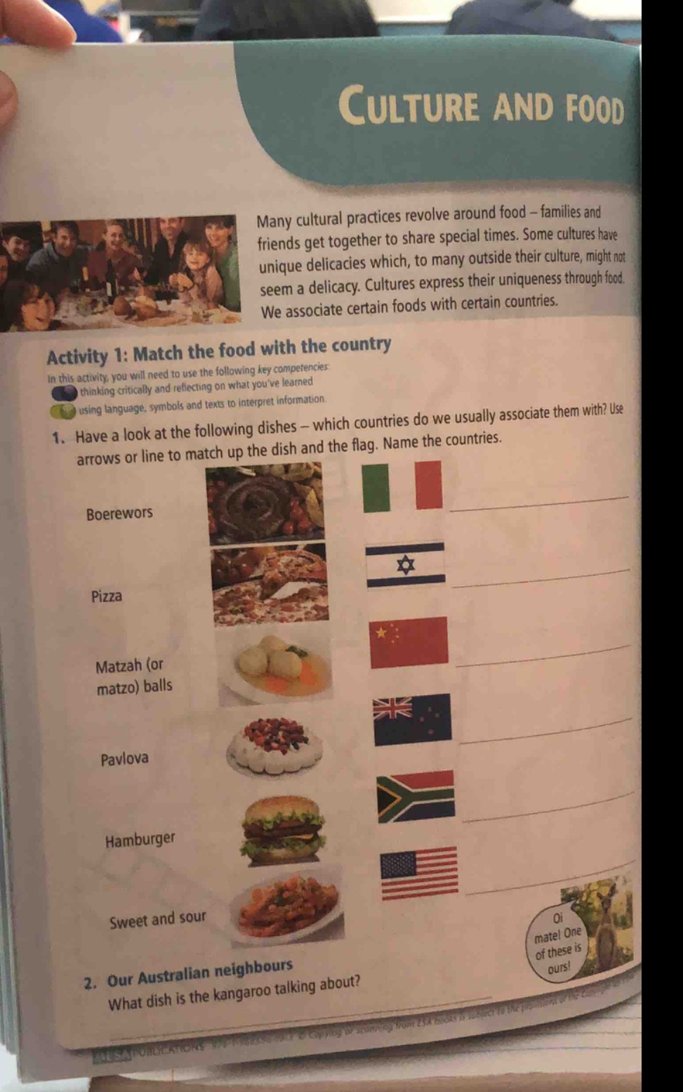 culture and food many cultural practices revolve around food - families…